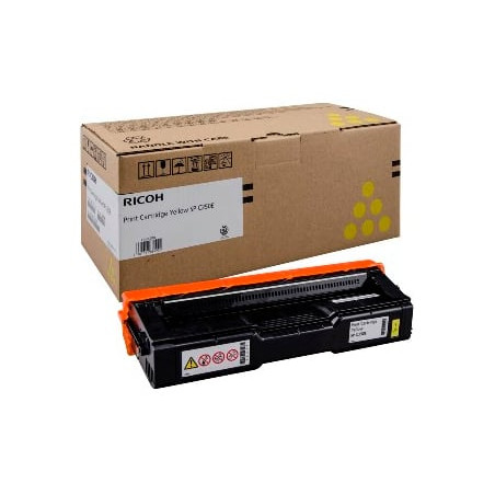 Toner ricoh giallo sp c250e 1600 pagine per spc250sf/dn [407546]