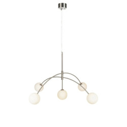 lampada da soffitto a led markslojd heaven g9 230v 28w 230v 5 acciaio/bianco