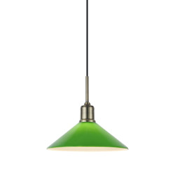 lampada a sospensione markslojd 40w e27 ip20 verde [108868]