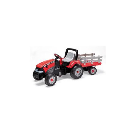 trattore a pedali con rimorchio maxi diesel - peg perego [cd0551]