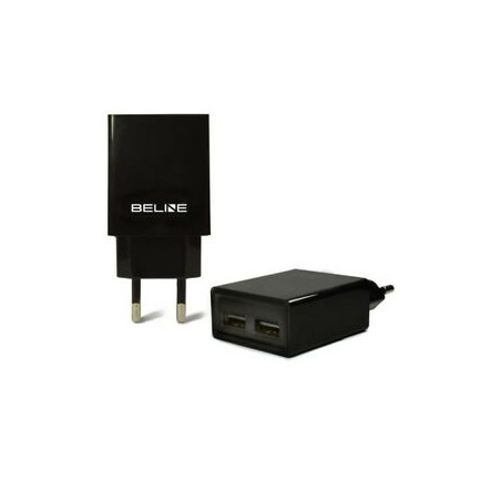 alimentatore da rete beline 2xusb 2a nero [azbintlbeli0012]