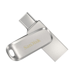 pen drive 64gb sandisk ultra dual drive luxe usb type-c 150mb/s
