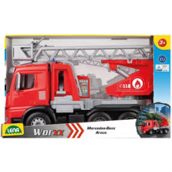 lena - worxx camion dei pompieri con scala in cartone [wnlnar0uci4615e]