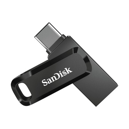pendrive sandisk con usb tipo a e b 64gb girevole nero