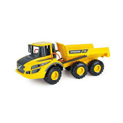 modellino lena dumper articolato volvo a25g cassone worxx giallo