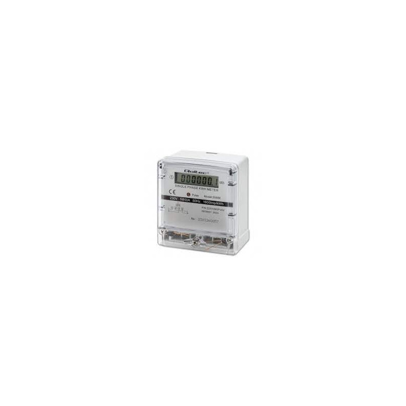 contatore elettronico qoltec monofase 230v ldc [quqolme00050888]
