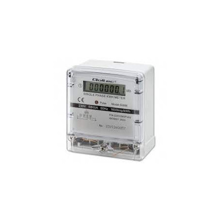 contatore elettronico qoltec monofase 230v ldc [quqolme00050888]