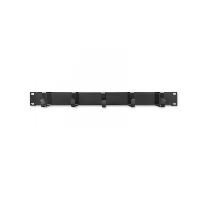 pannello 19" qoltec organizzatore di cavi per armadi rack 1u