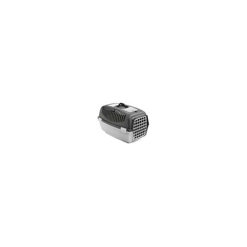 trasportino animali stefanplast 97366 gulliver 3 grigio chiaro e