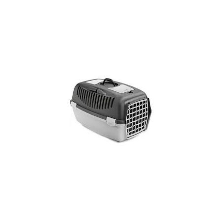 trasportino animali stefanplast 97366 gulliver 3 grigio chiaro e