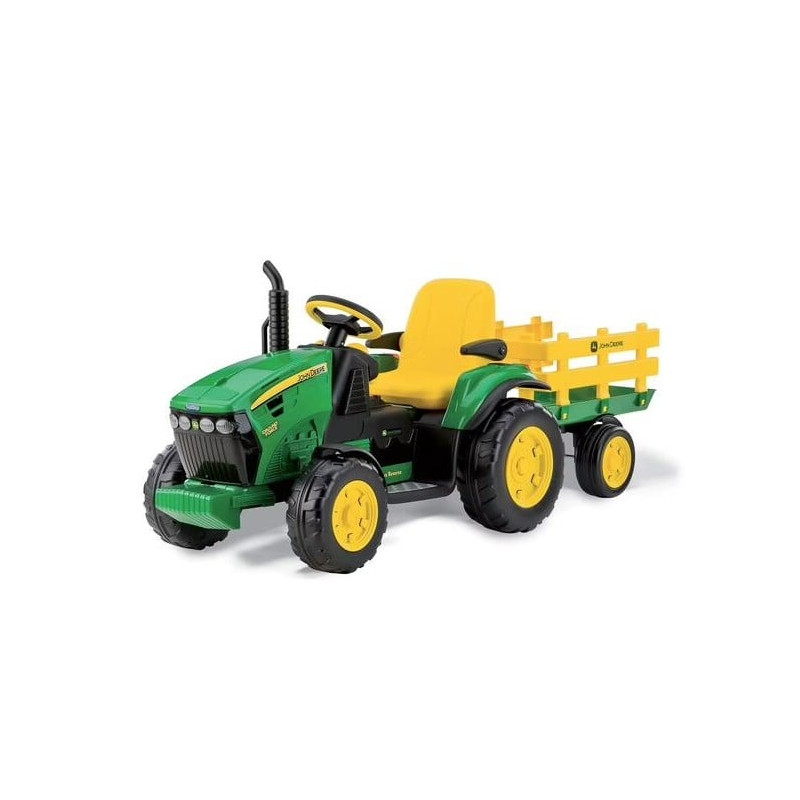 trattore elettrico peg perego john deere ground force 12v 8ah fino