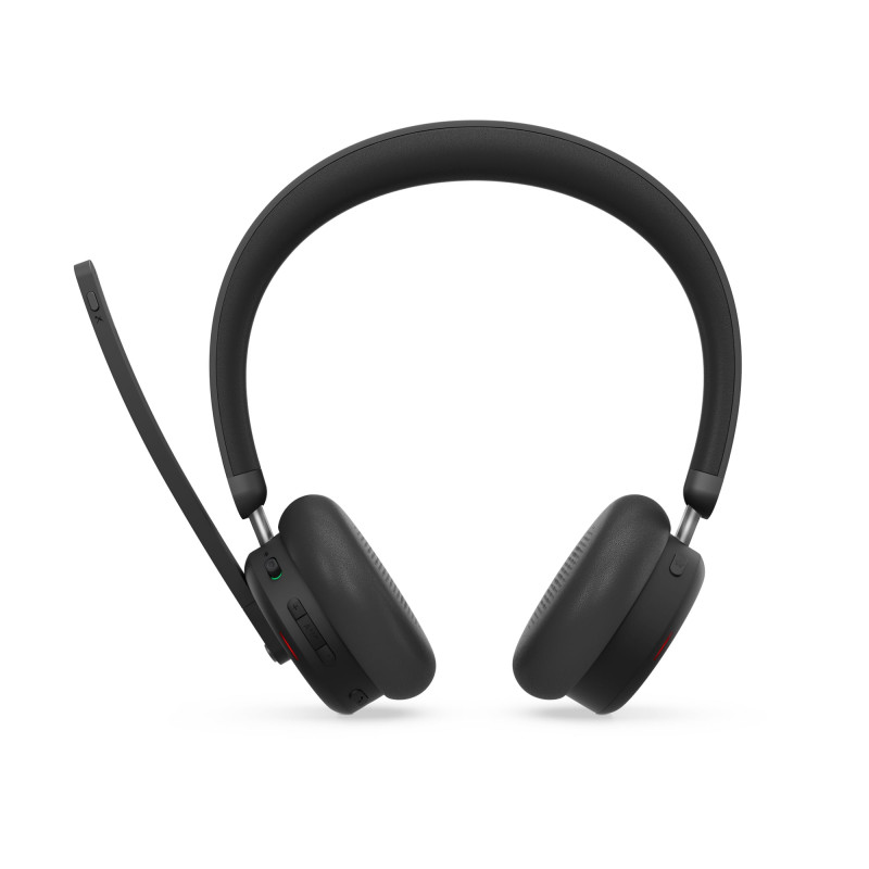 cuffie lenovo 6550 dual-mode wireless anc bt5.3 usb-a nero