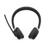 cuffie lenovo 6550 dual-mode wireless anc bt5.3 usb-a nero