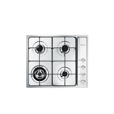 Piano cottura smeg sr64s 60cm inox tr.corona