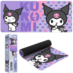 mousepad kids euroswan hello kitty kuromi 80x30cm viola [jakesn0uc093695]