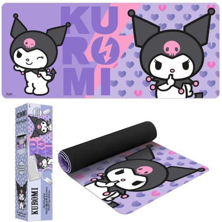 mousepad kids euroswan hello kitty kuromi 80x30cm viola [jakesn0uc093695]