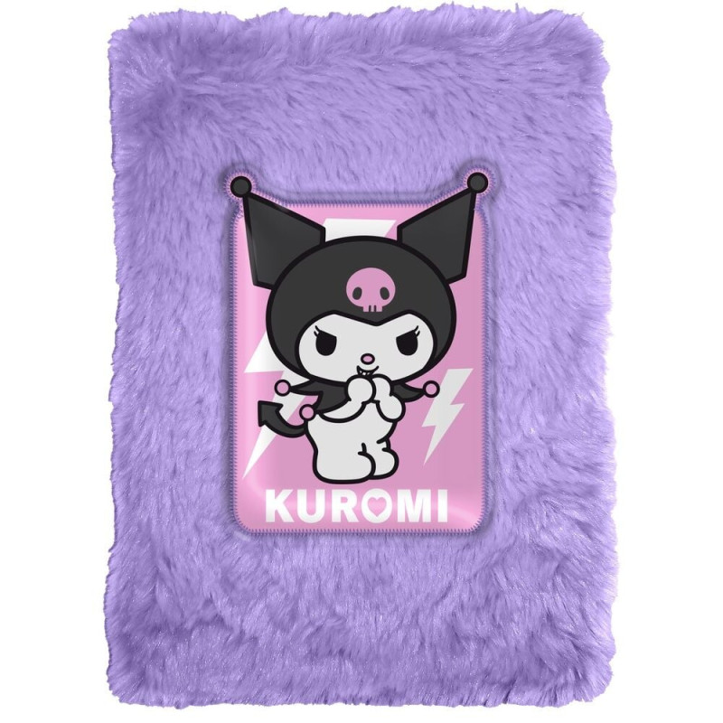 quaderno kids euroswan hello kitty kuromi plush a5 viola [jskesp0dc092018]
