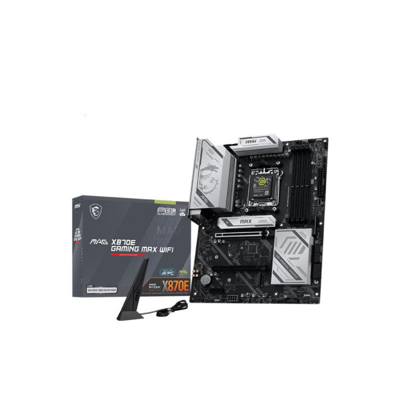 scheda madre msi mag x870e gaming max wifi am5 atx ddr5 nero [7e86-001r]