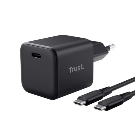 alimentatore da rete trust maxo ultra-small 65w usb-c gan