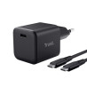 alimentatore da rete trust maxo ultra-small 65w usb-c gan