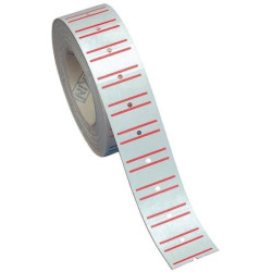 Rotolo prezzatrice markin 1000 etichette 20x12 bianche rigate permanenti