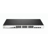 switch d-link 24 porte gigabit poe + 4 porte sfp jumbo frame