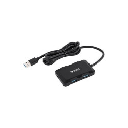 hub usb yenkee 4-port usb 3.0 charging hub [yhb 4341bk]