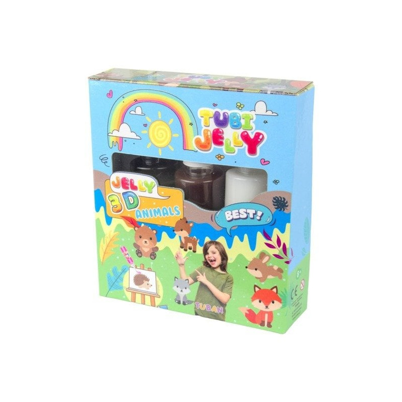 tuban - tubi jelly set 3 colors, animals [jitubz0uh033200]