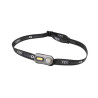 lampada frontale cfg doppia luce led nero/grigio [16_135212]