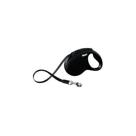 guinzaglio automatico flexi new classic m 25kg/5m nero