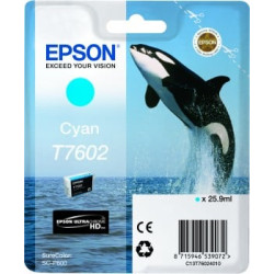 Cartuccia epson ciano t 7602 [c13t76024010]