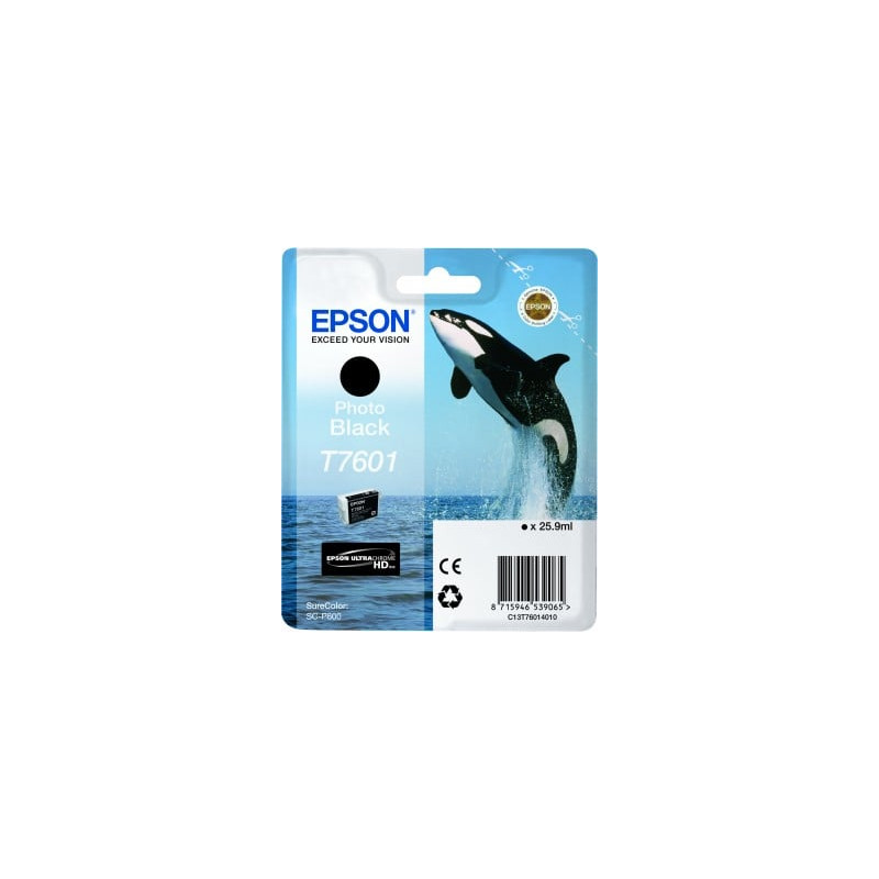 Cartuccia epson nero t 7601 [c13t76014010]