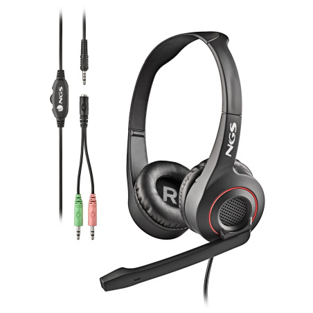 cuffie ngs on-ear con microfono flessibile msx10pro [msx10pro]