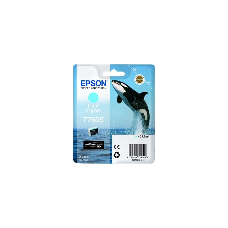Cartuccia epson light ciano t 7605 [c13t76054010]