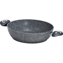 padella aeternum tegame antiaderente petravera 28cm grigio pietra