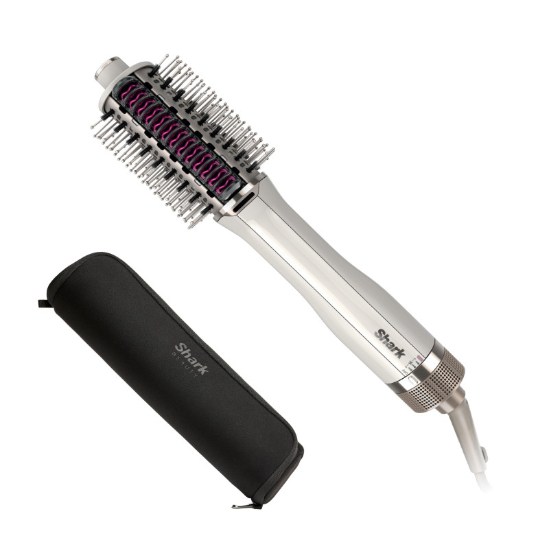 spazzola shark smoothstyle ad aria calda 900w 1.8m bianco [ht212eu]