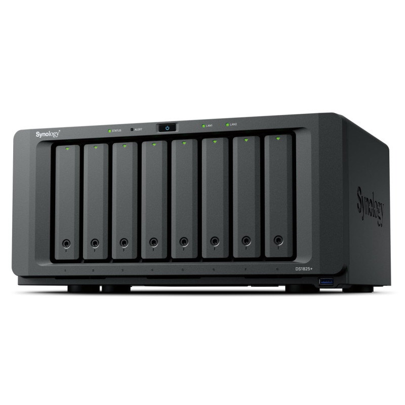 nas 8gb synology diskstation ds1825+ 8 bay 2.2ghz nero [ds1825+]