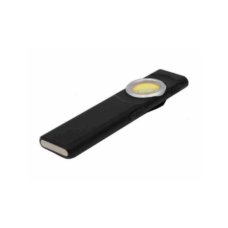 torcia led cfg ultra slim ricaricabile 300 lumen 5w nero [el155]