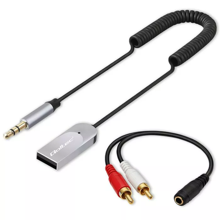 adattatore audio qoltec ricevitore wireless bluetooth per casa e