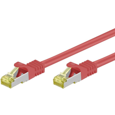 cavo patch cat.7 plug rj45 6a s/ftp lszh 5m rosso