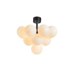 plafoniera markslojd merlot 13xg9 20w ip20 ottone e nero [107913]