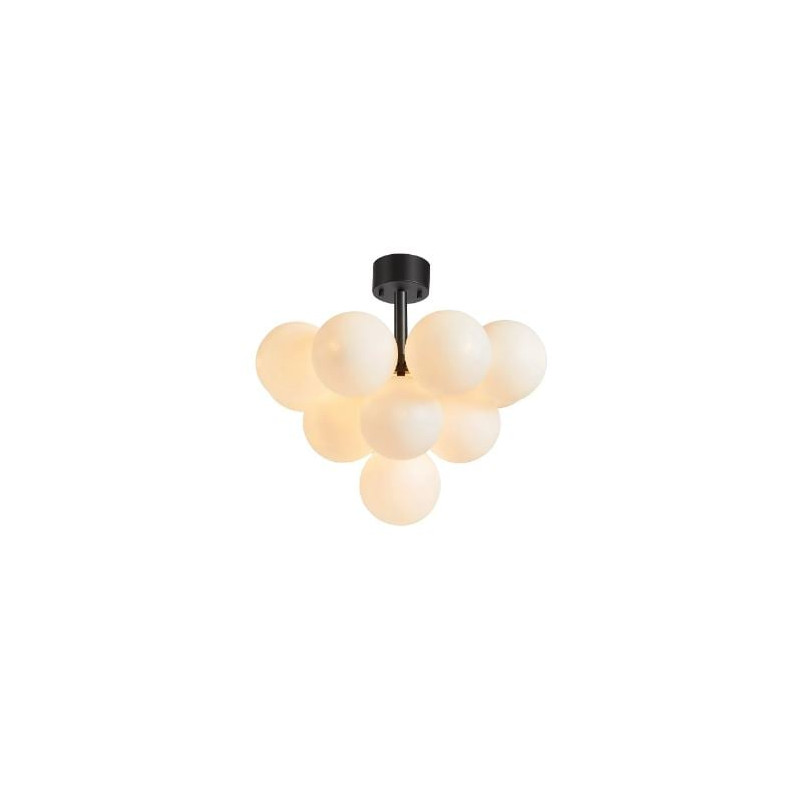 plafoniera markslojd merlot 13xg9 20w ip20 ottone e nero [107913]