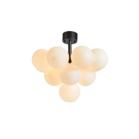 plafoniera markslojd merlot 13xg9 20w ip20 ottone e nero [107913]