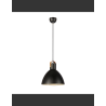 lampada a sospensione a led in stile scandinavo e27 ip20 60w 1m nero