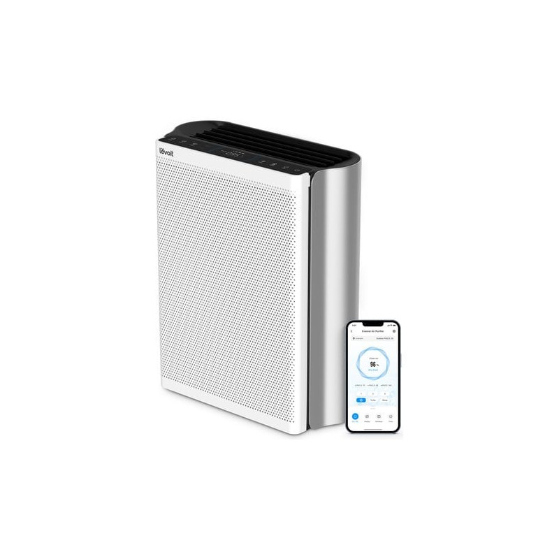 purificatore aria levoit everestair-p smart fino a 130m2 612m3/h