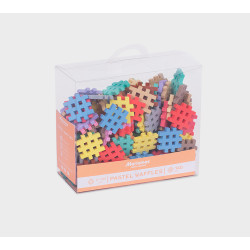 marioinex - waffle blocks mini pastel 140pezzi [gxp-732906]