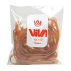 Elastici per ufficio viva 80gr a fettuccia para diametri assortiti