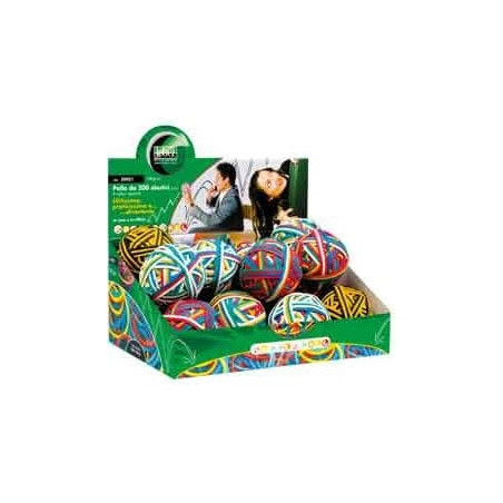 Elastici per ufficio lebez 15 gomitoli in espositore [50921]