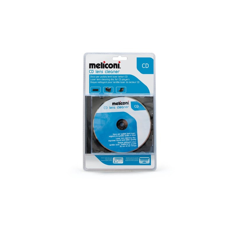 Disco per pulizia lettori cd meliconi cd lens cleaner