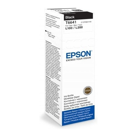 Cartuccia epson flacone t6641 nero [c13t66414a]